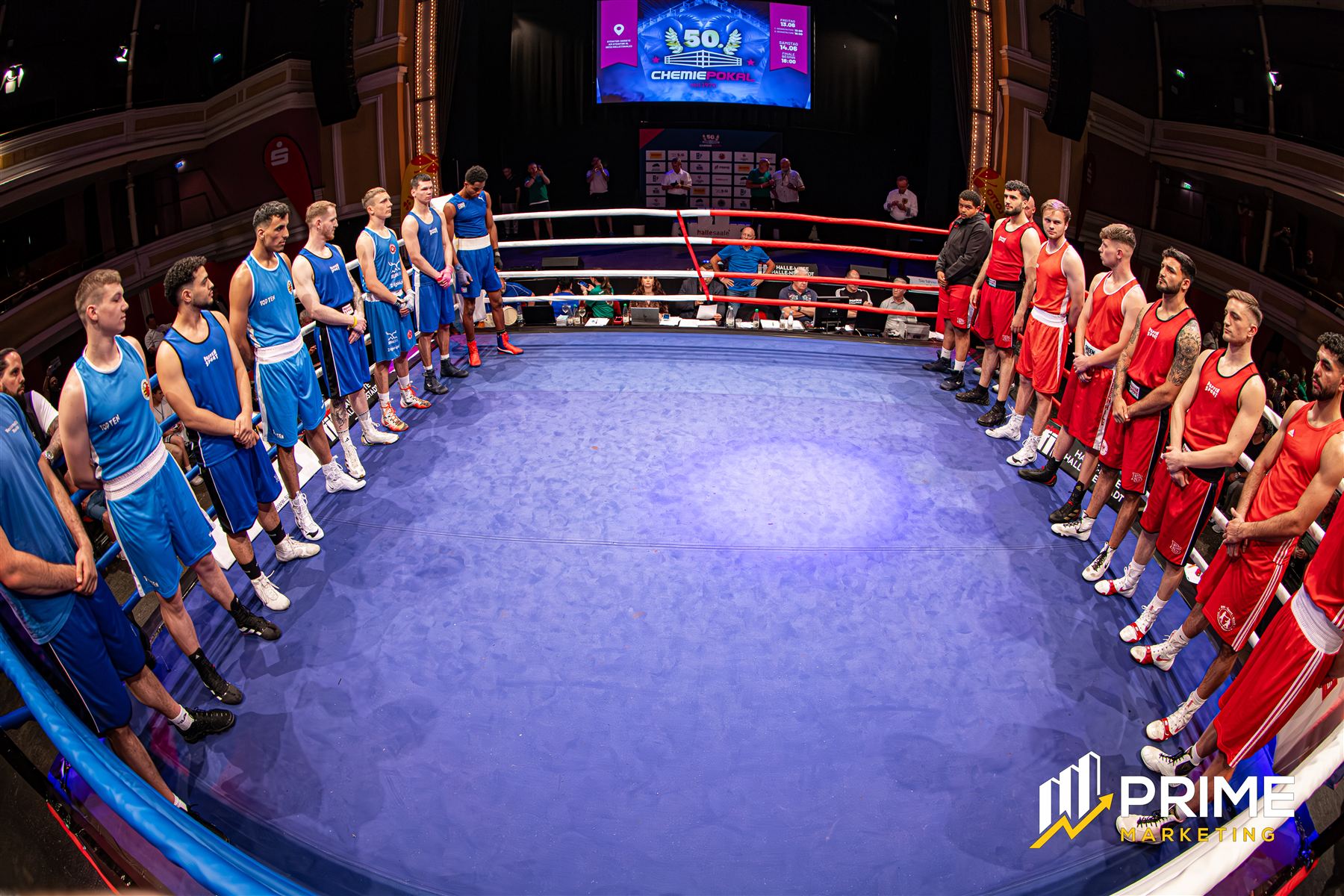 Boxring beim Chemiepokal in Halle